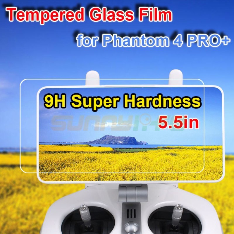 Sunnylife 5.5in Tempered Glass Film HD Screen Protective Film for DJI Phantom 4 PRO+ V2.0 Remote Controller Displayer
