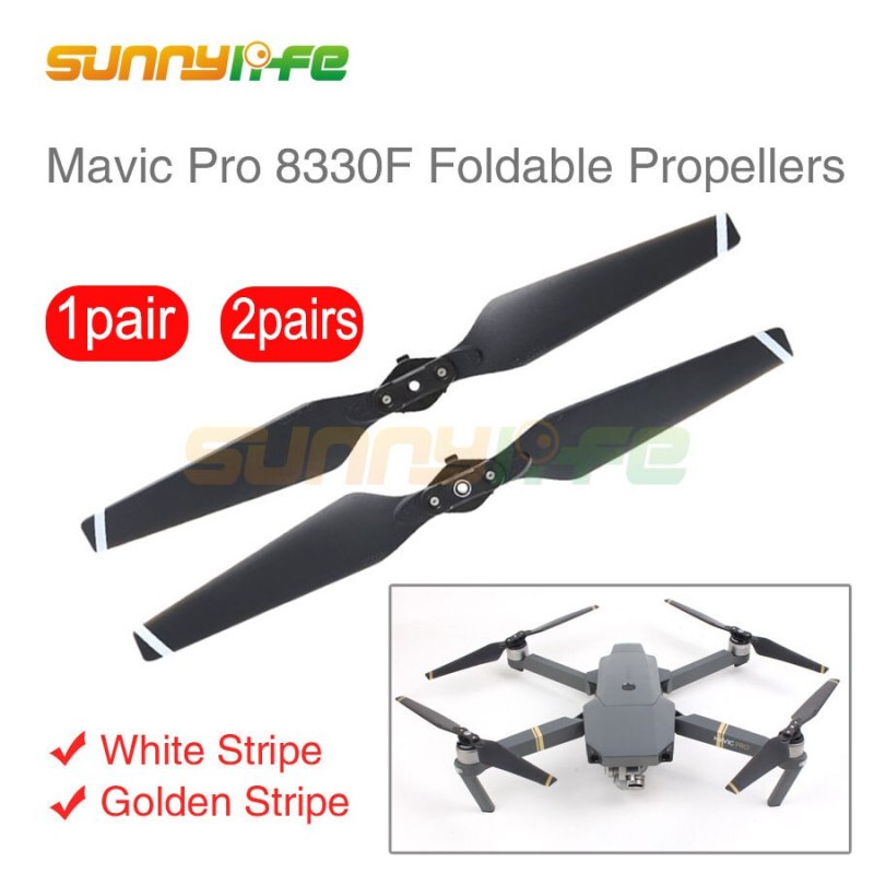Sunnylife Quick-release Mavic Propeller Folding Prop 8330 Blades Replacement Propellers for DJI Mavic Pro Drone