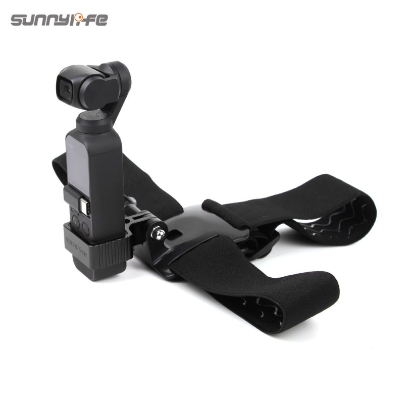 Sunnylife Gimbal Camera Head Band Wearing Belt Strap Mount for POCKET 2/OSMO POCKET/GOPRO