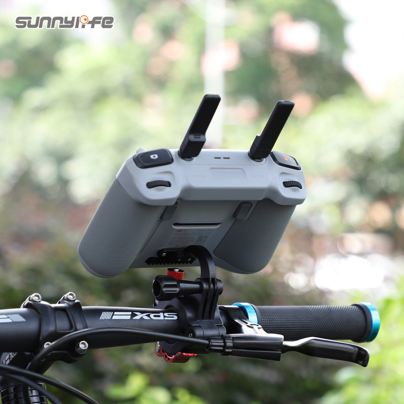 Sunnylife Remote Controller Holder on Bicycle Action Camera Bracket Mount Following Shot Accessories for AIR 3 for DJI RC 2