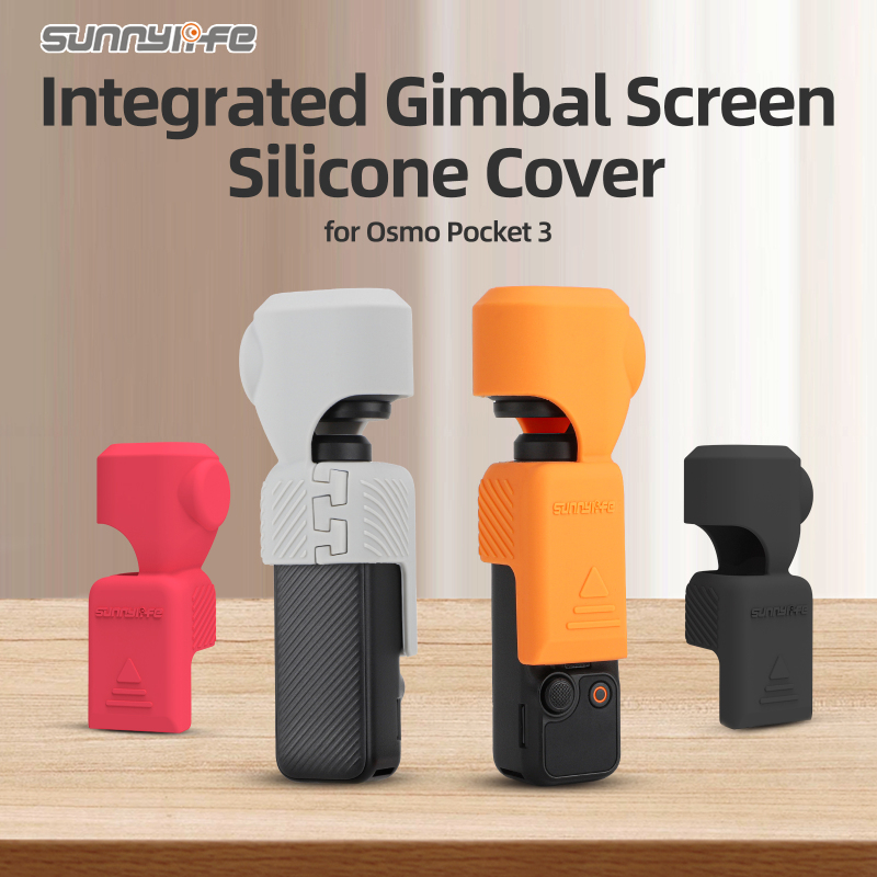 Sunnylife Integrated Gimbal Camera Protector Silicone Cover Screen Protective Case Accessories for Osmo Pocket 3