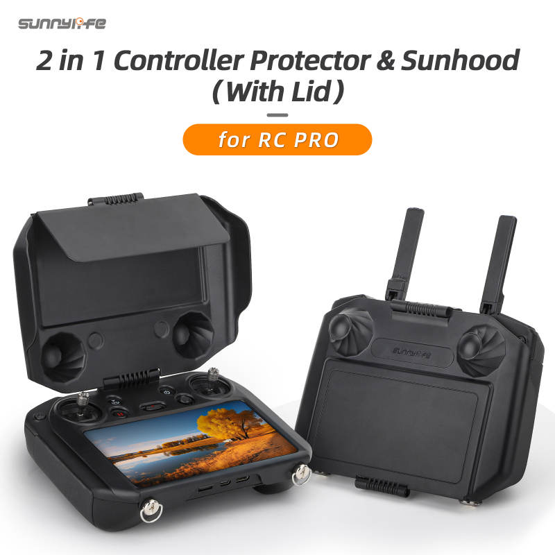 Sunnylife 2 in 1 Controller Protector Sun Hood Screen Guard Monitor Sunshade Cover for RC PRO for Mavic 3 Pro/ Mini 3 Pro