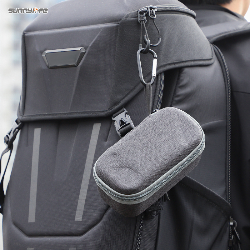 Sunnylife Mini Carrying Case Wireless Microphone Storage Bag Hard Case Outdoor Traveling Vlog Accessories for DJI Mic 2/1