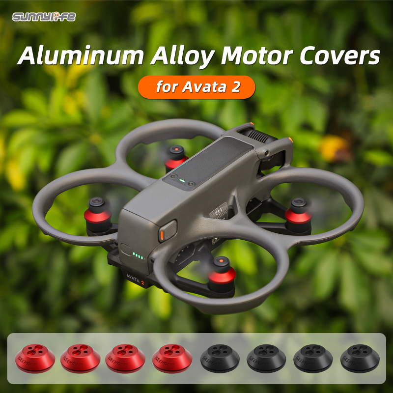 Sunnylife Motor Protective Cover Scratchproof Aluminum Alloy Motor Caps Anti-dust Accessories for Avata 2