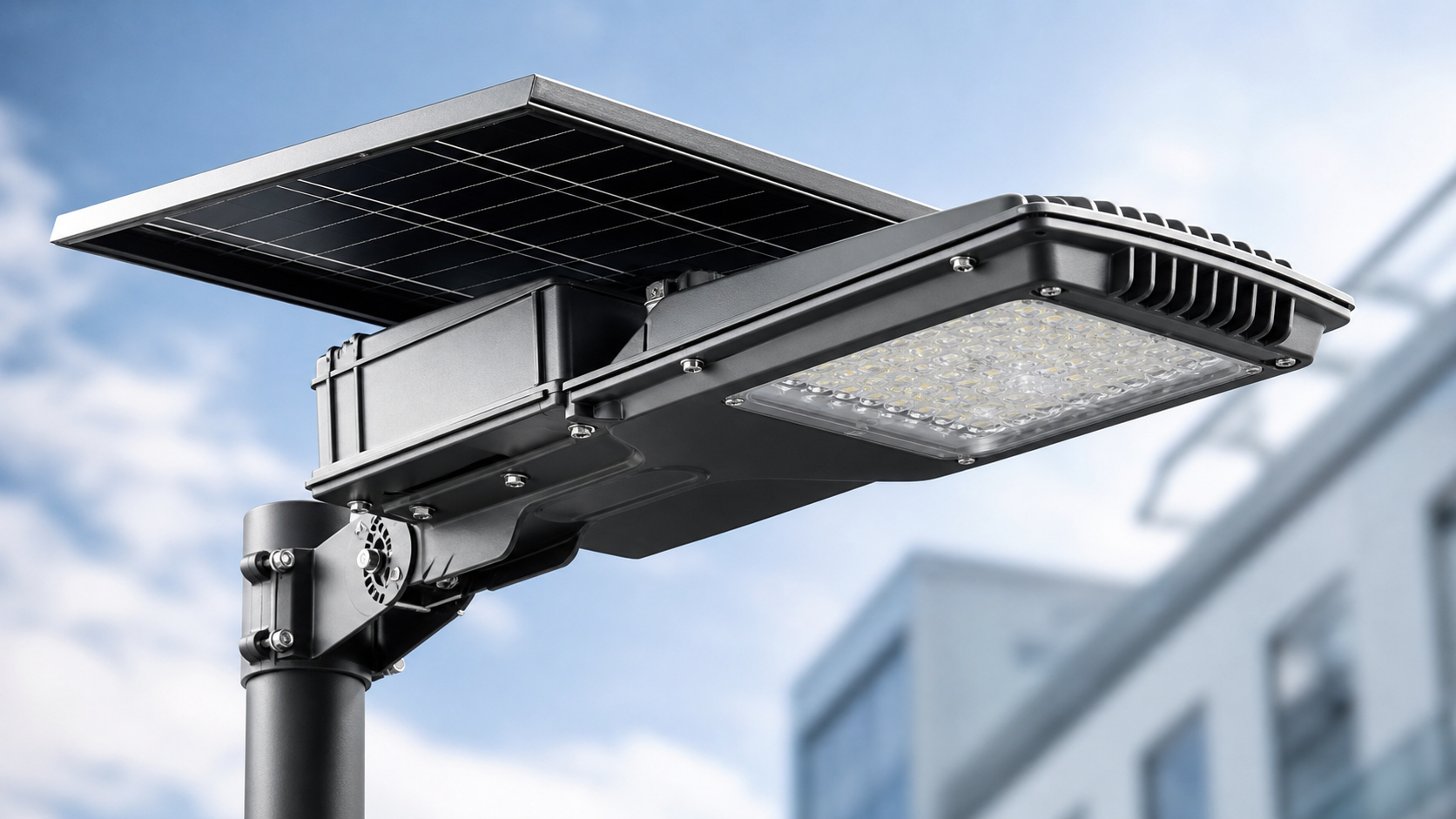Solar street light for industrial park access roads in Southeast Asia and the Middle East