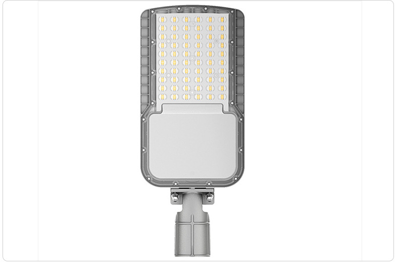 Front view of the STL-002 LED street light and rectangular LED array
