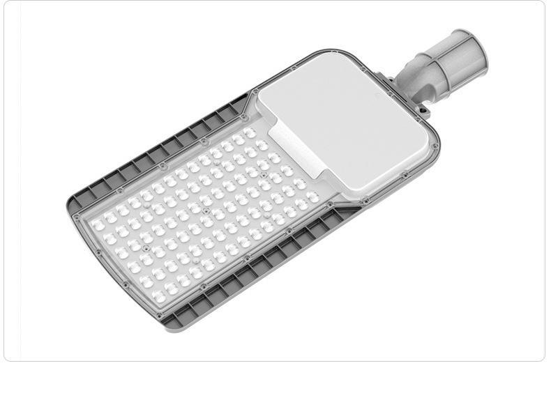 Angled view of a larger STL-002 LED street light with a high-density LED array