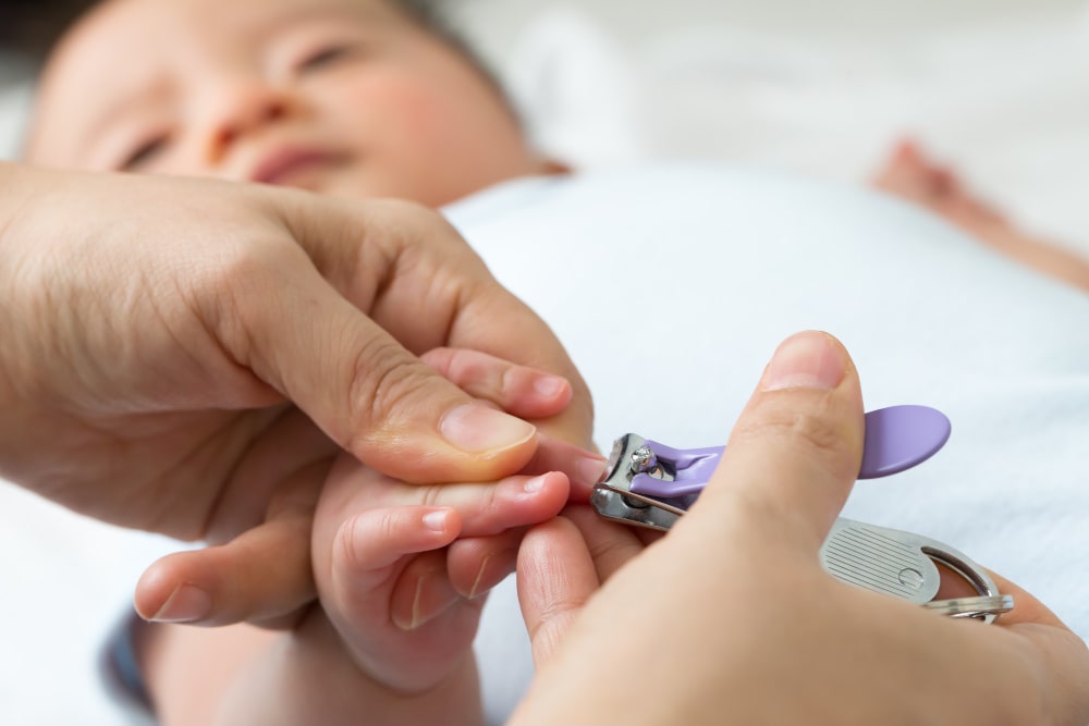 baby manicure routine
