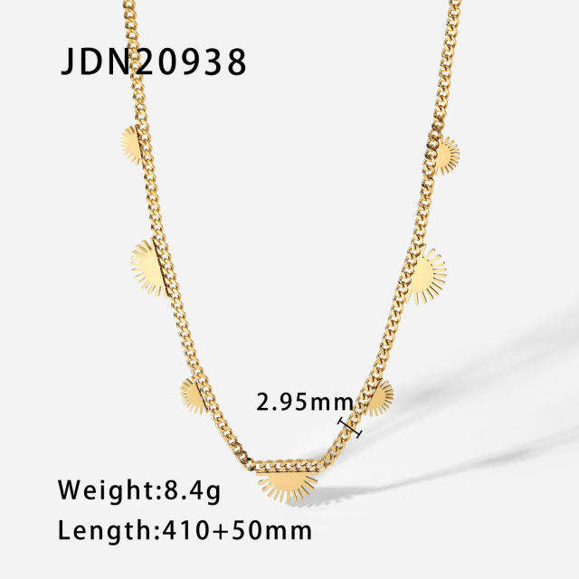 14KG Stainless steel women necklace