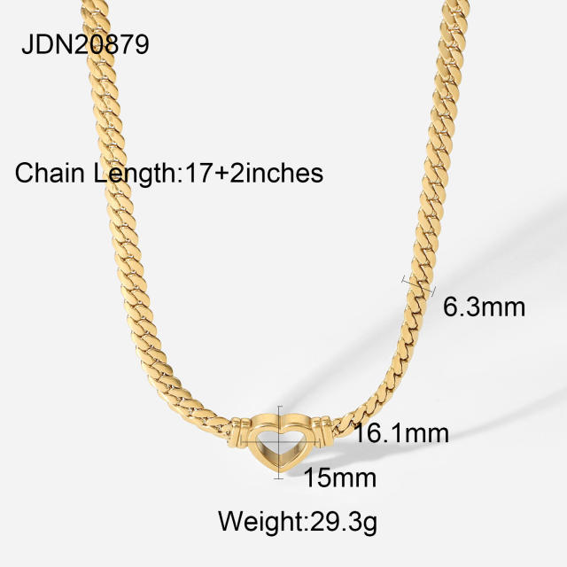 14KG Stainless steel women necklace