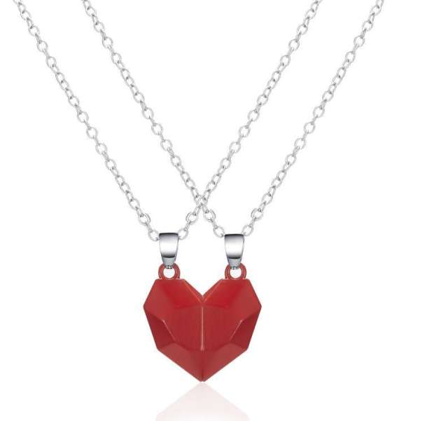 Couples pendant wish stone creative magnet necklace