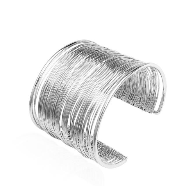 Amazon hot sale metal cuff bangle arm bangle