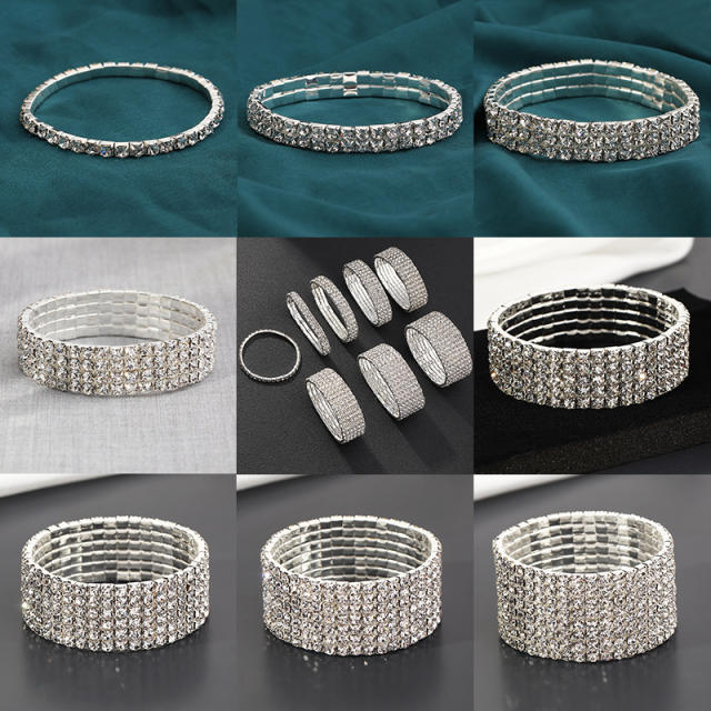 Diamond bangle bracelet