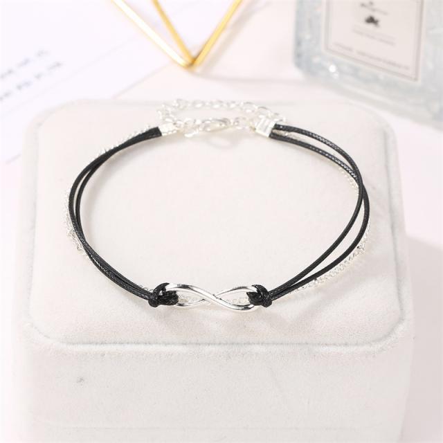 8 pendant rope chain anklet