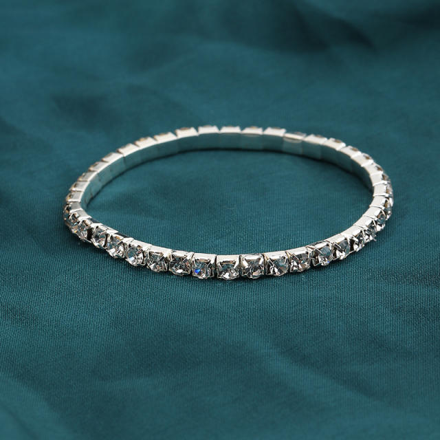 Diamond bangle bracelet