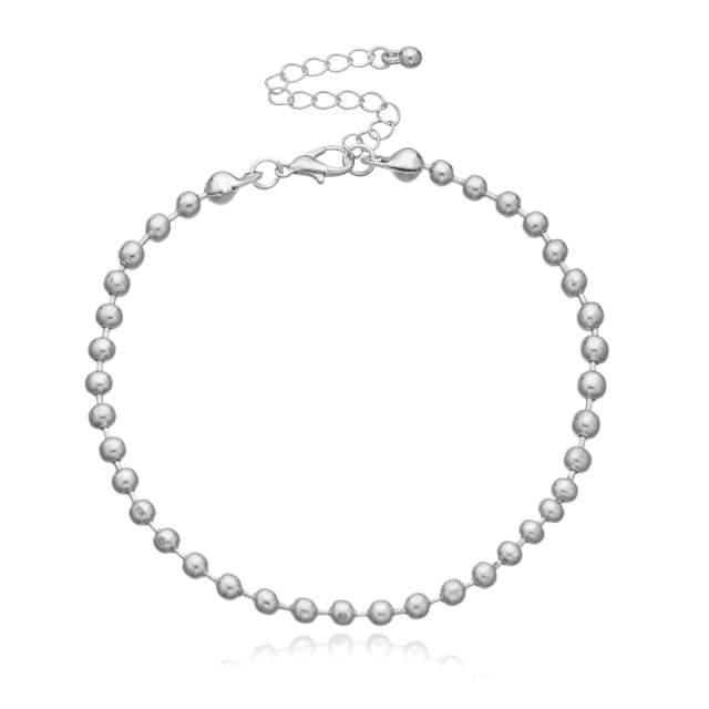 Bead anklet