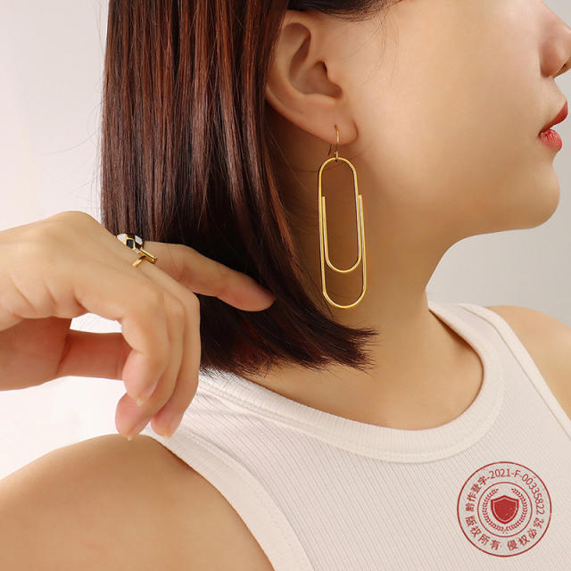Pin earrings