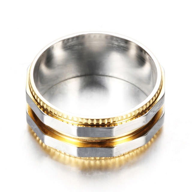 Titanium steel irregular ring