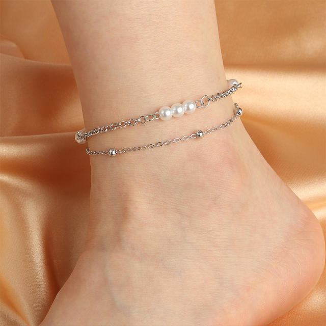 Pearl anklet