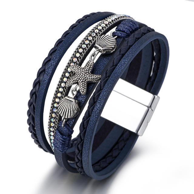 Amazon new summer shell starfish bracelet for women