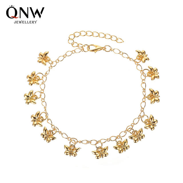 Fashion butterfly chain anklet