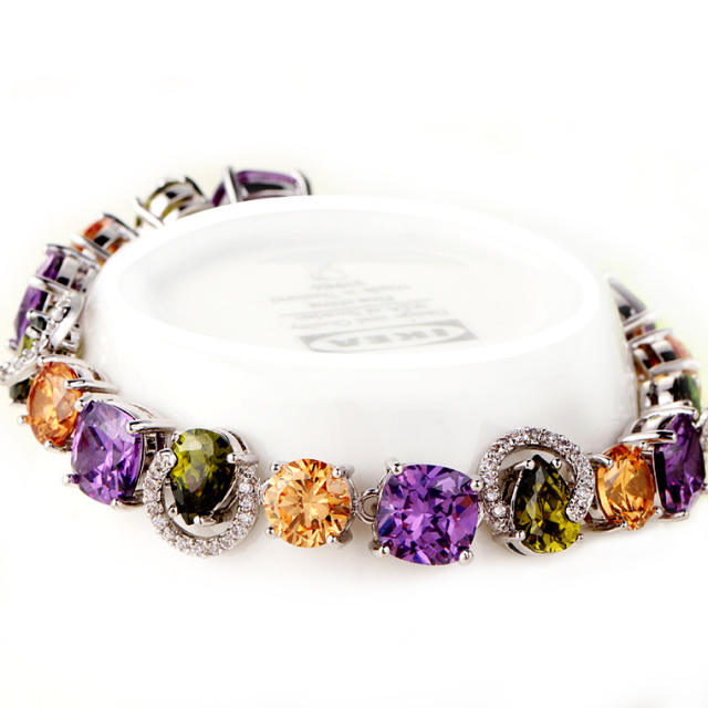 AAA+ cubic zirconia diamond bracelet