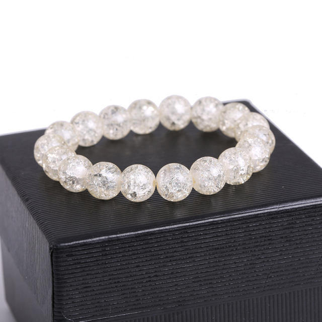 10mm Crack Crystal bead bracelet