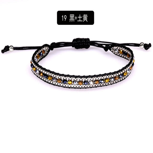 Bead chain string bracelet