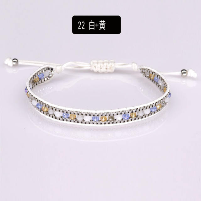 Bead chain string bracelet