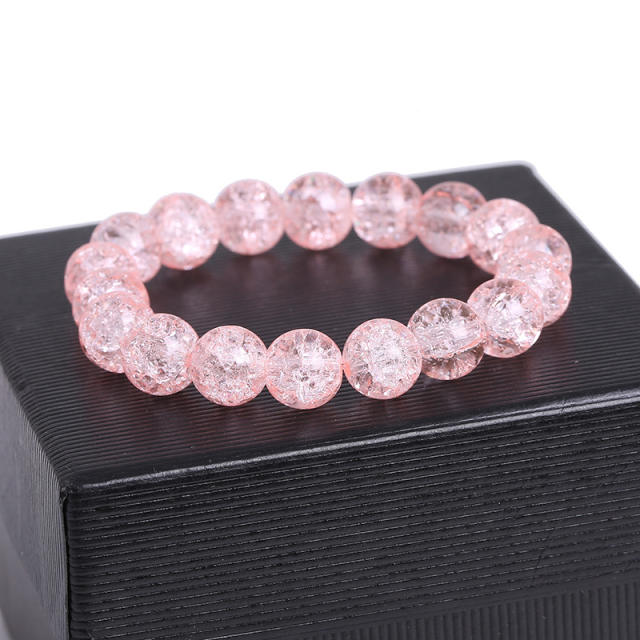 10mm Crack Crystal bead bracelet