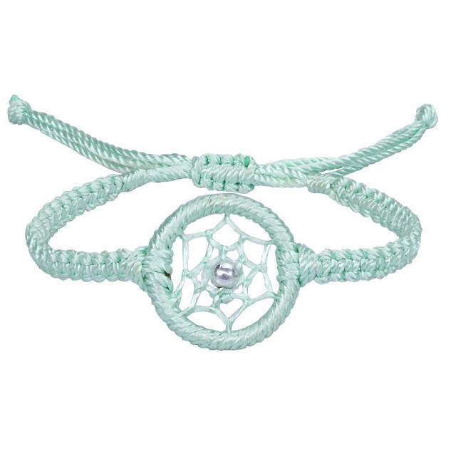 Seed bead string braided bracelets 3 pcs