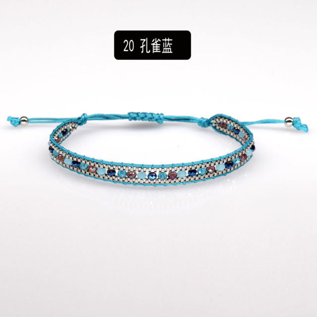 Bead chain string bracelet