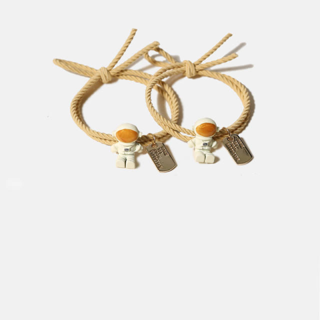 Astronaut magnetic string bracelets