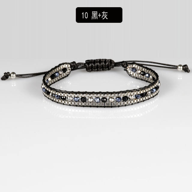 Bead chain string bracelet