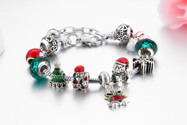 Christmas charm bracelet