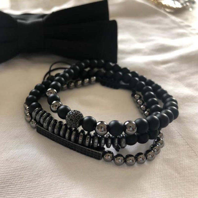 Bead bracelet for men