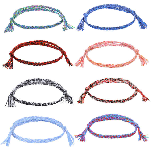 String braided bracelet
