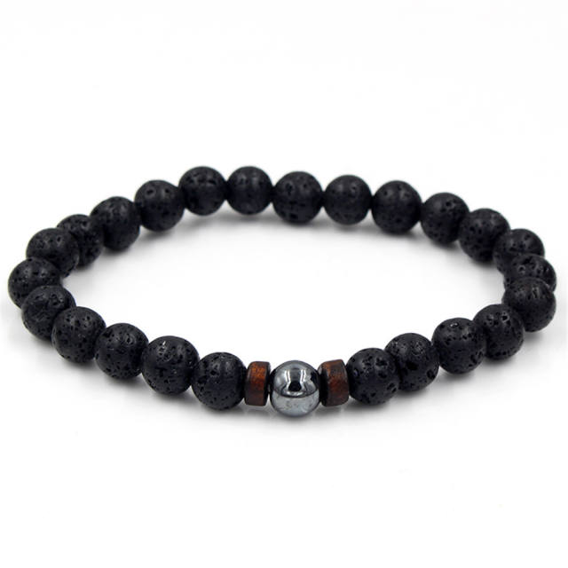 Lava bead bracelet