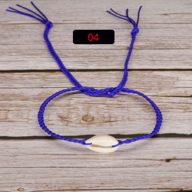 Shell woven bracelet