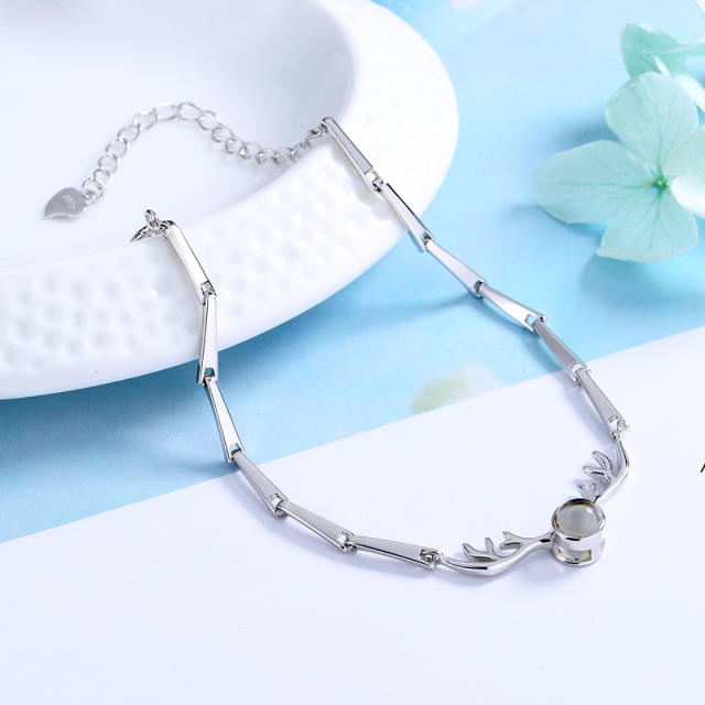 Sterling Silver Antlers bracelet