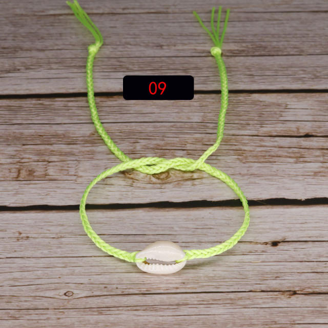 Shell woven bracelet