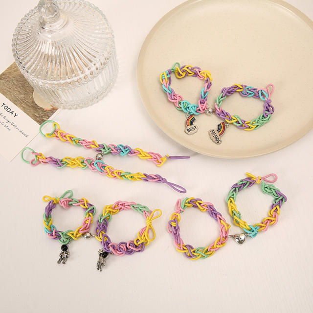 String braided magnetic bracelets