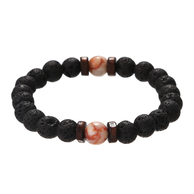 Lava bead bracelet