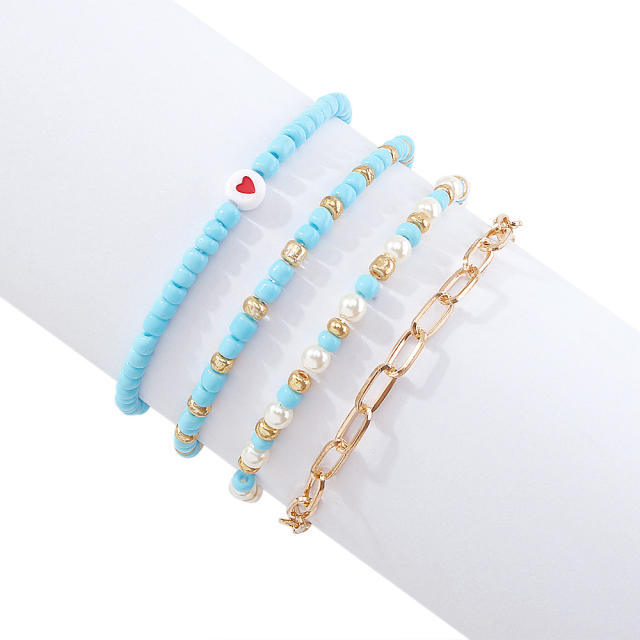 Bead bracelet set