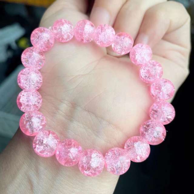 10mm Crack Crystal bead bracelet