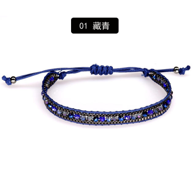 Bead chain string bracelet