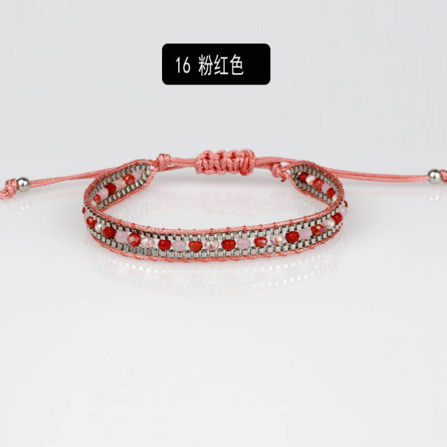 Bead chain string bracelet