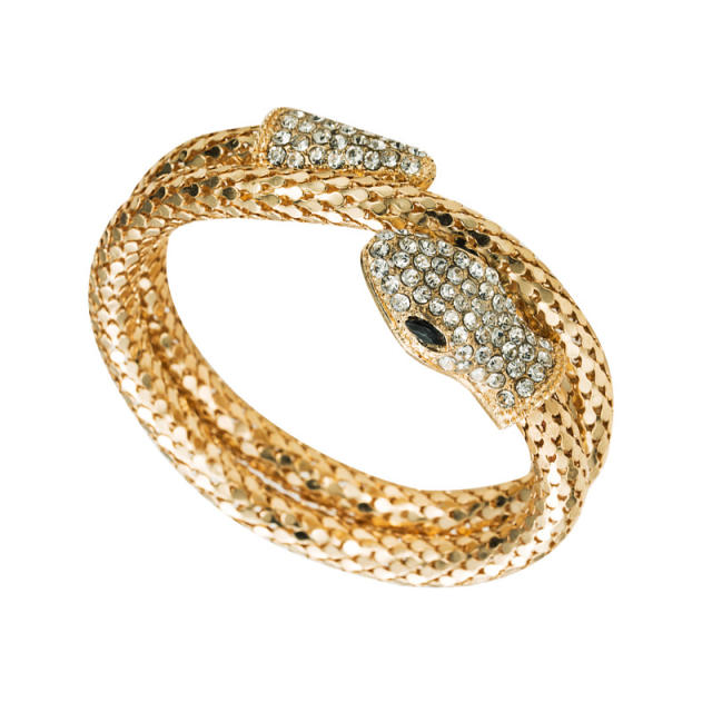 Snake bangle bracelet