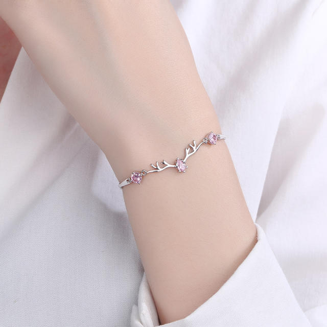 Sterling Silver Antlers bracelet