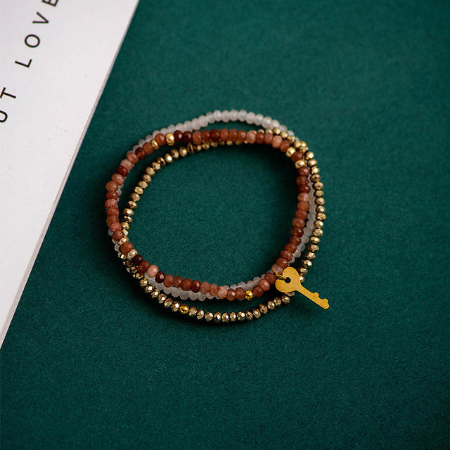 Small crysta bead bracelet